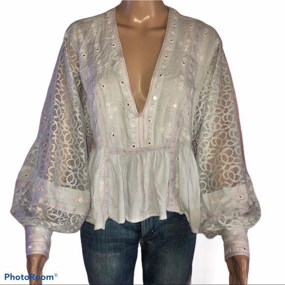 Free People Boogie All Night blouse - Picture 3 of 9